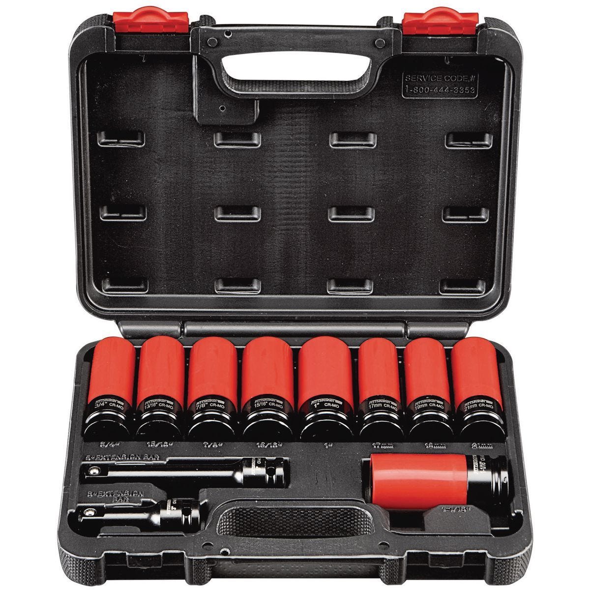 1/2 in. Drive Super-High-Torque Lug Nut Impact Socket Set, 11-Piece