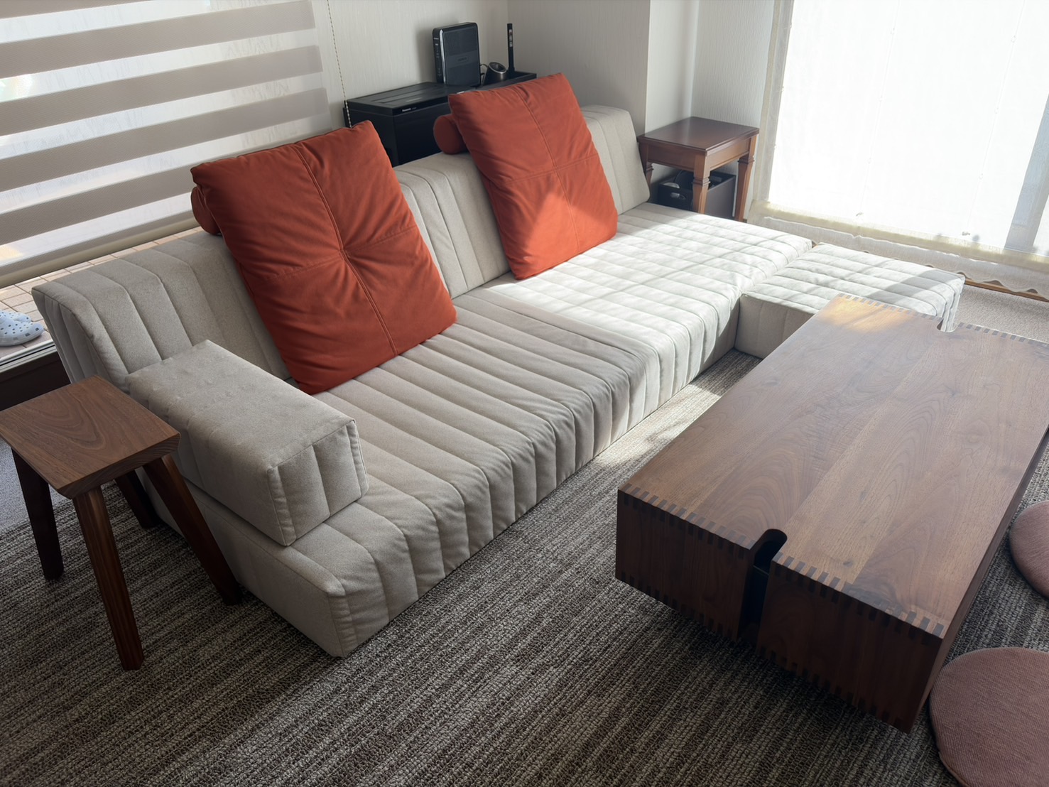 自分でつくるローソファ「つみきソファ」商品ページ｜ローソファ専門店