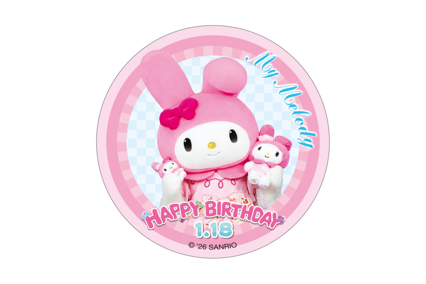 マイメロディ バースデーグッズ ホログラム缶バッジ｜ショップ・グッズ