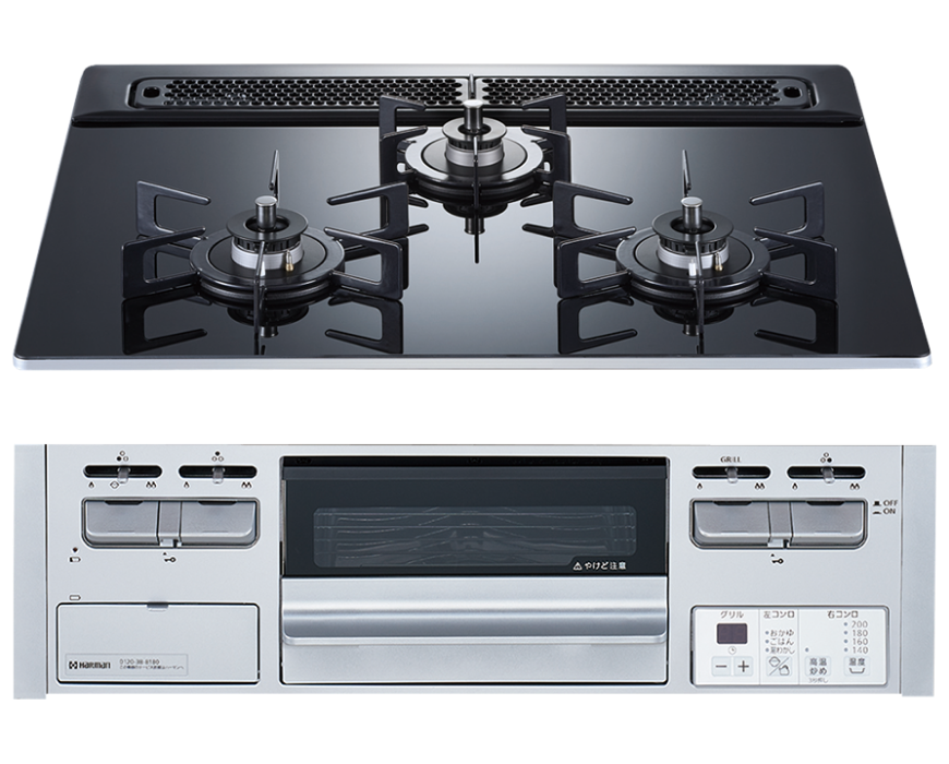 ガラストップ | ガスコンロ機器・住宅設備関連機器のハーマン