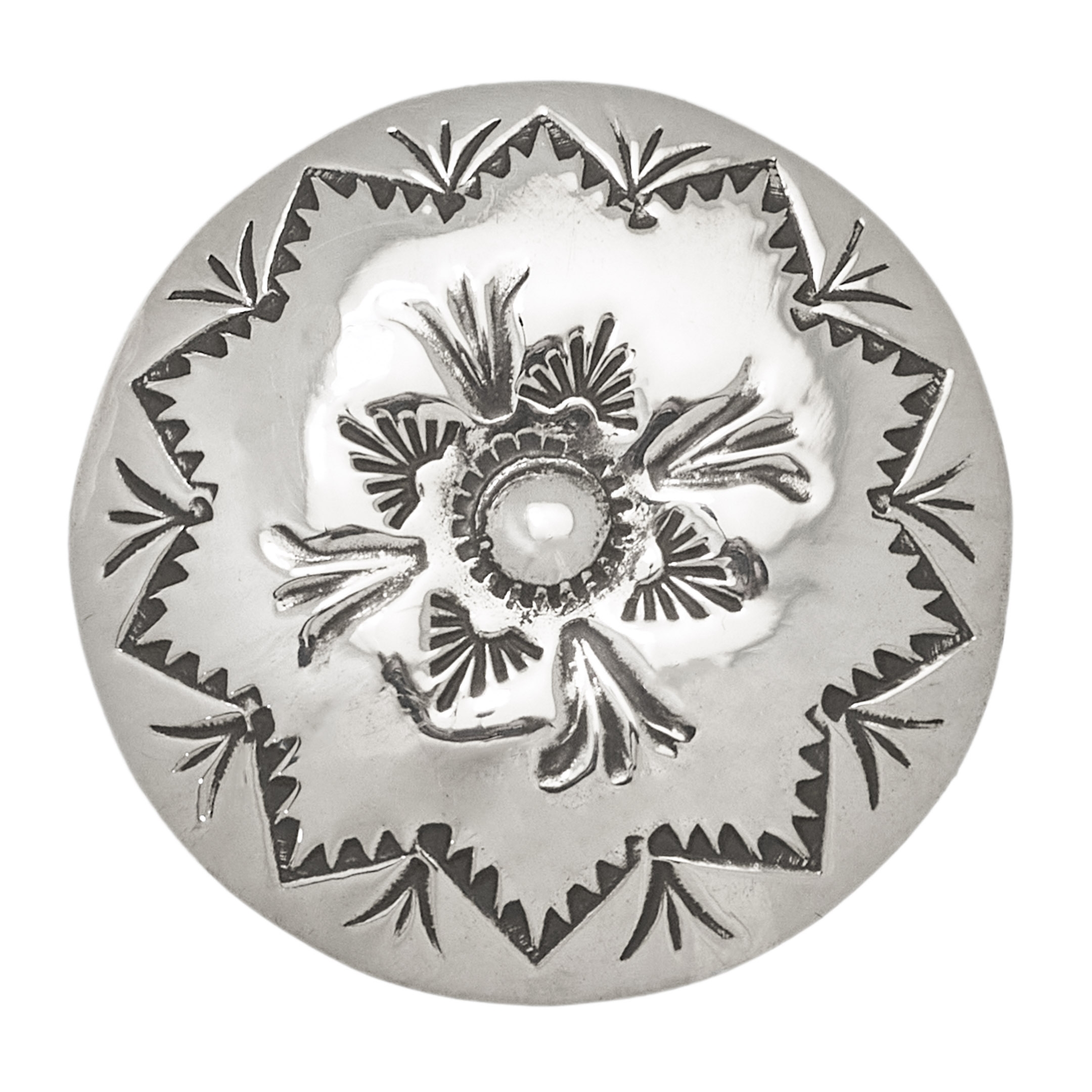 Silver concho brooch BRO91 - Harpo Paris