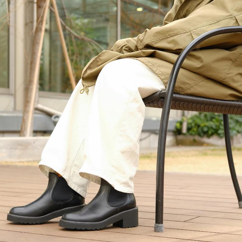 ヒールアップチェルシーブーツ #7410XL（017410XL）|women（レディース