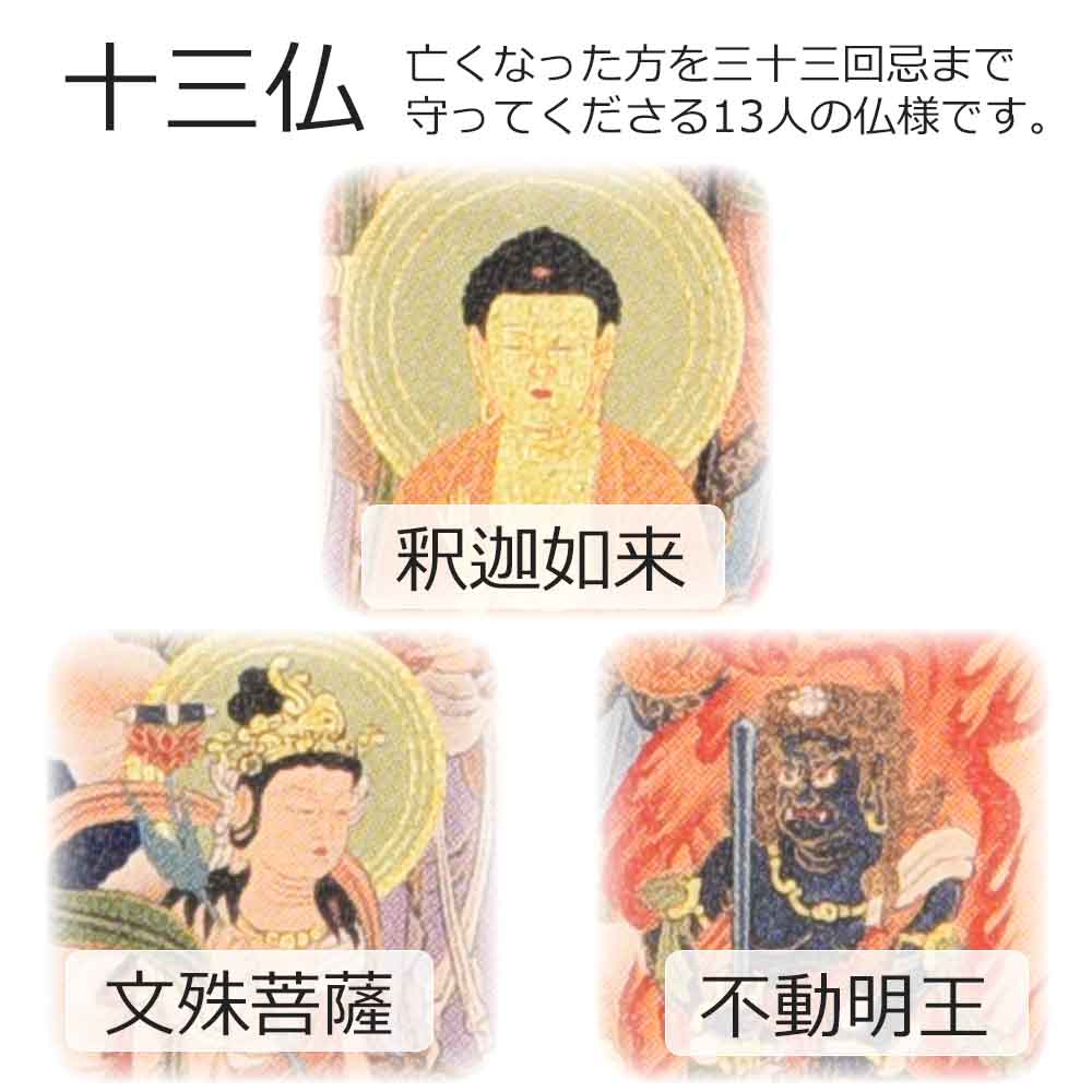 スタンドセット 十三仏 大 | お仏壇のはせがわ公式通販