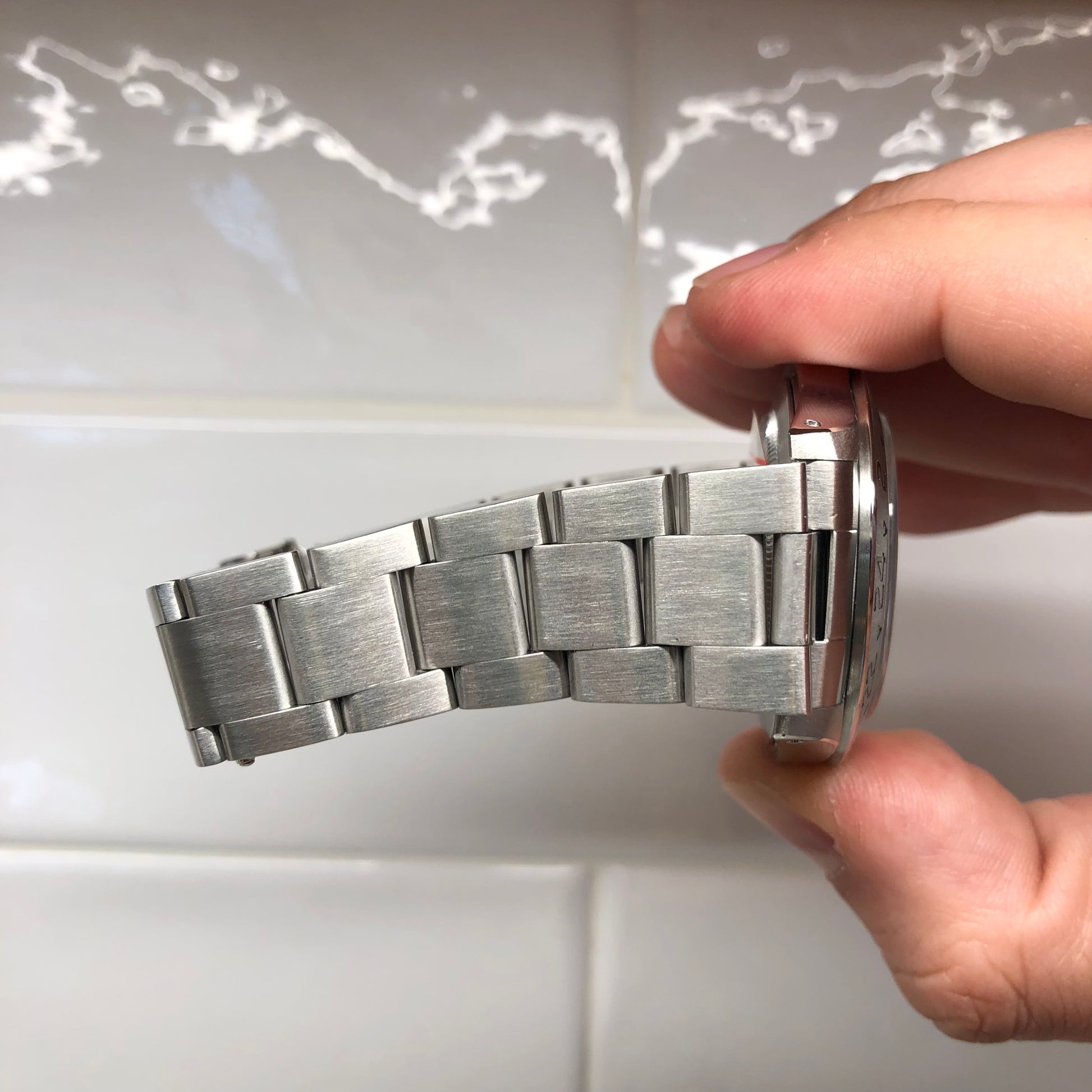 1999 Rolex Explorer II 16570 Black Dial Steel Oyster Wristwatch