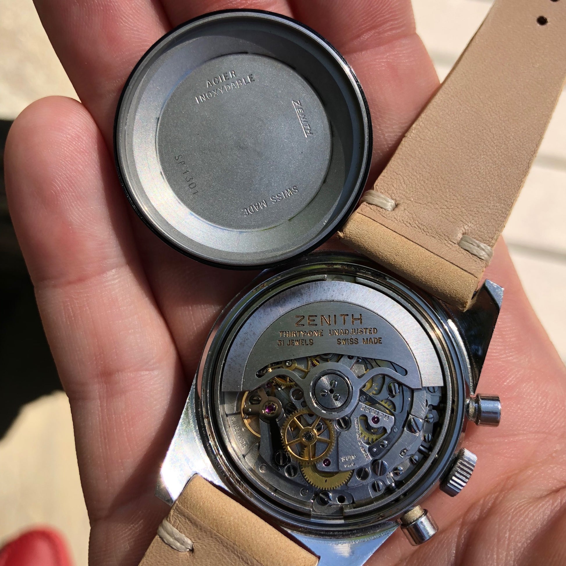 1971 Zenith El Primero A3817 Stainless Steel Automatic Chronograph