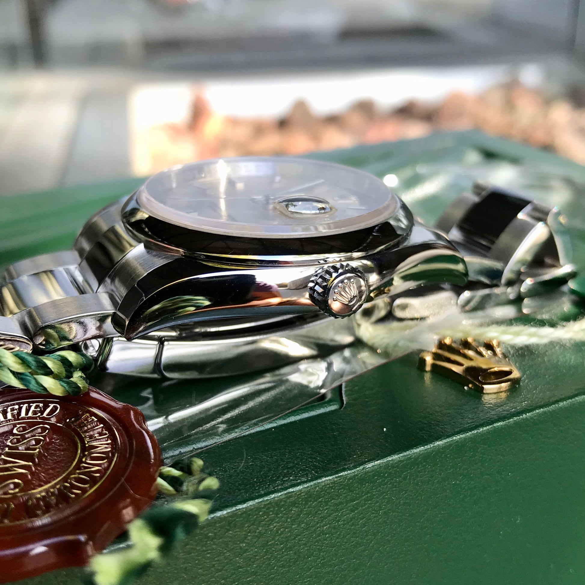 Rolex Datejust 116200 Oyster Perpetual Silver Stick Automatic