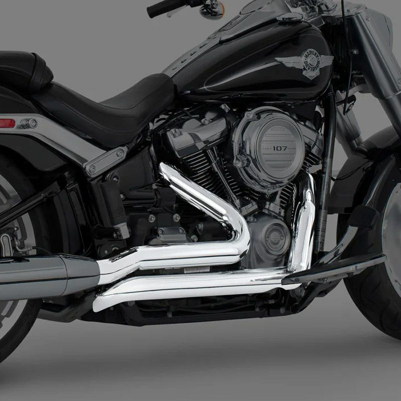 ハーレーブレイクアウト/ファットボーイを唯一無二の左右2本出し