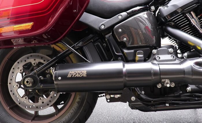 M8 ソフテイル用 Wベビーバズーカ モーターステージ - ハーレー