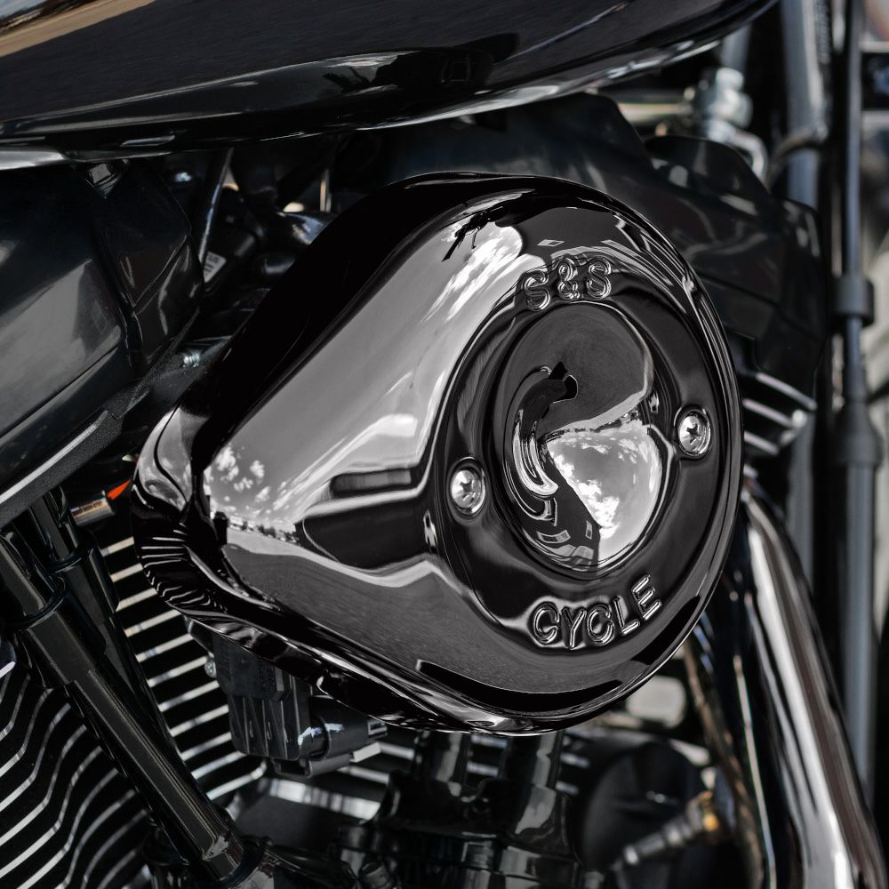 M8 ハーレー ブラックパレード S&S エアクリ ステルス ほぼ新品 S&S M8