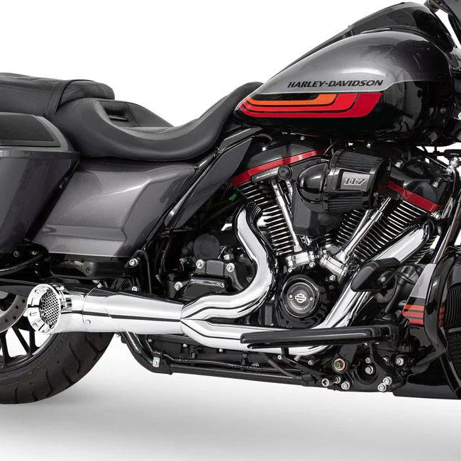 ハーレーツーリングモデル×2in1ショートエキゾースト」 重厚感ある