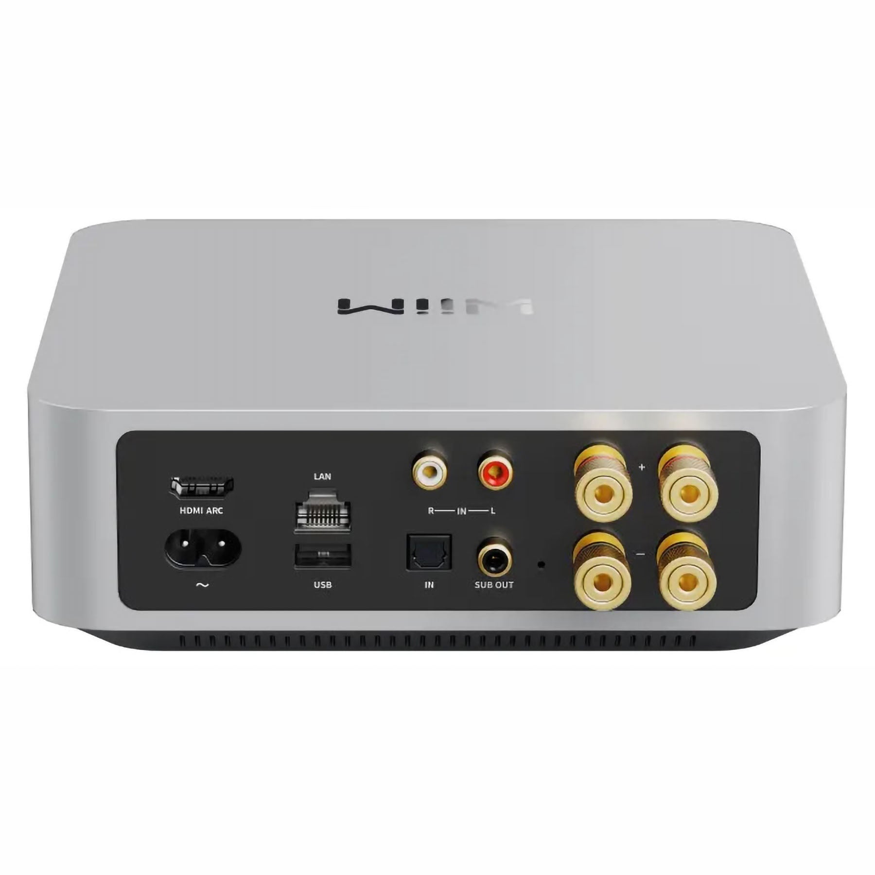 WiiM Amp: Multiroom Stereo Streaming Amplifier with AirPlay 2, Chromec