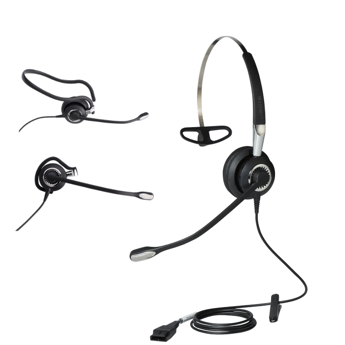 Jabra Biz 2400 II QD Mono 3-in-1 Headset - Headsets Direct