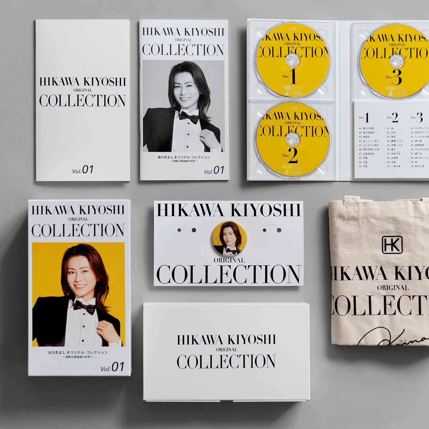 氷川きよし オリジナル・コレクション Vol.1〜Vol.3｜Work｜DIAMOND