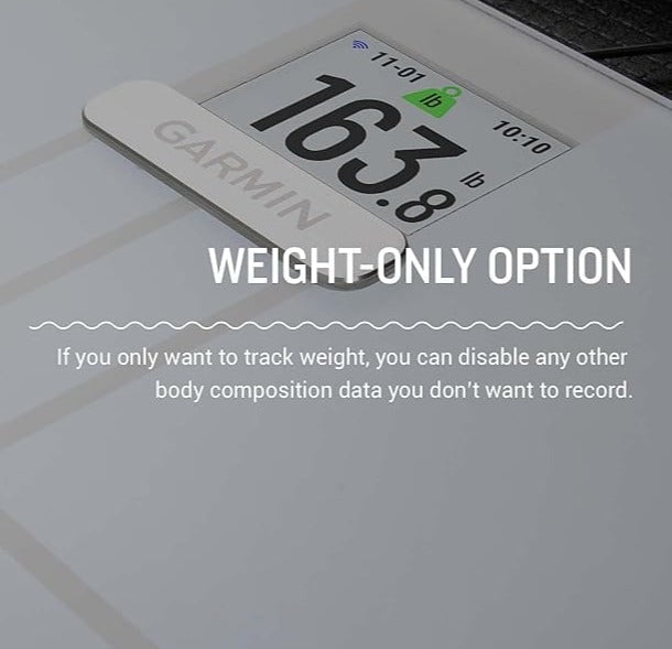 Garmin Index™ S2 Smart Scale – Wi-Fi Body Fat, Muscle & Bone Mass Trac