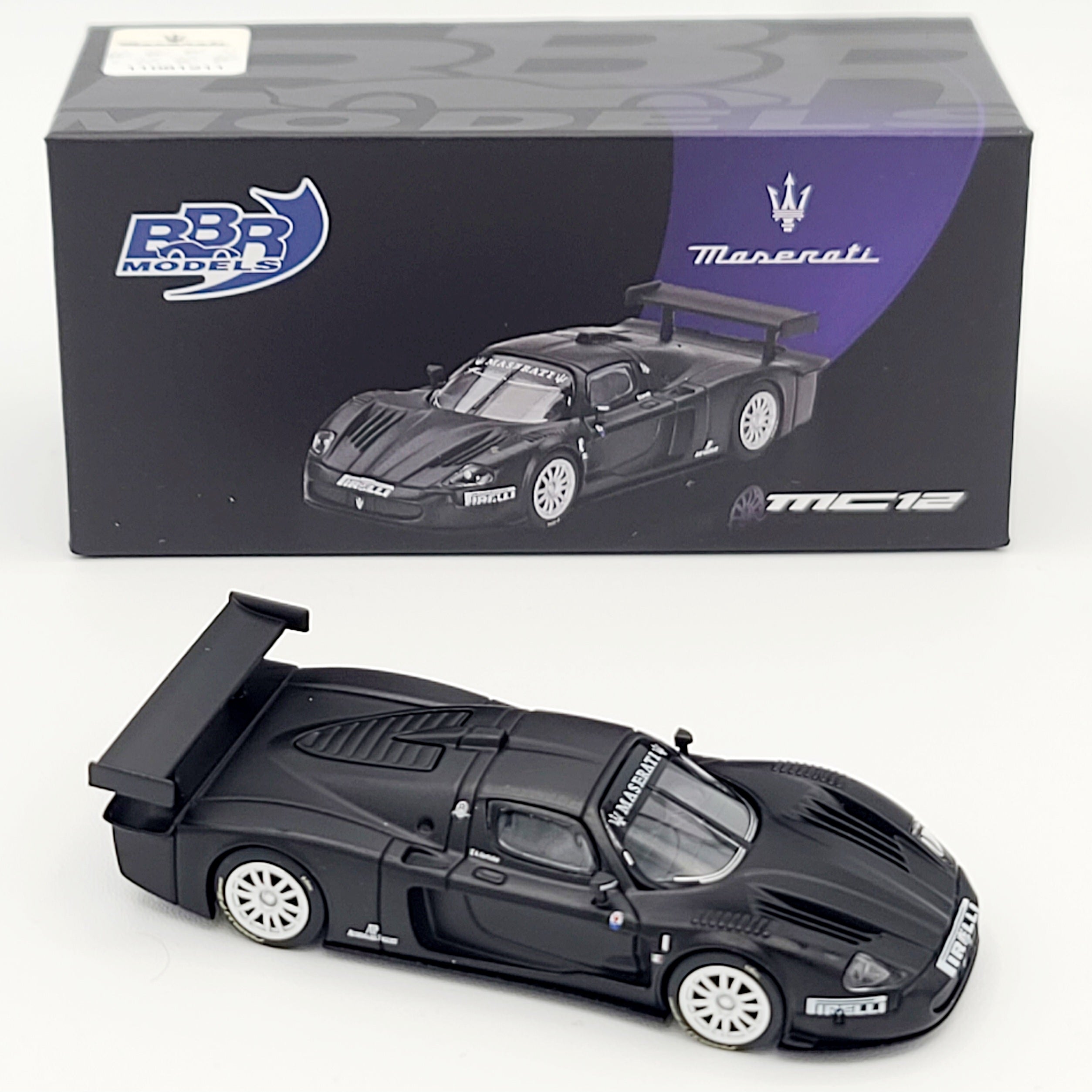 BBR Models Maserati MC12 Competizione Test Fiorano 2004 - 1:64, Matte