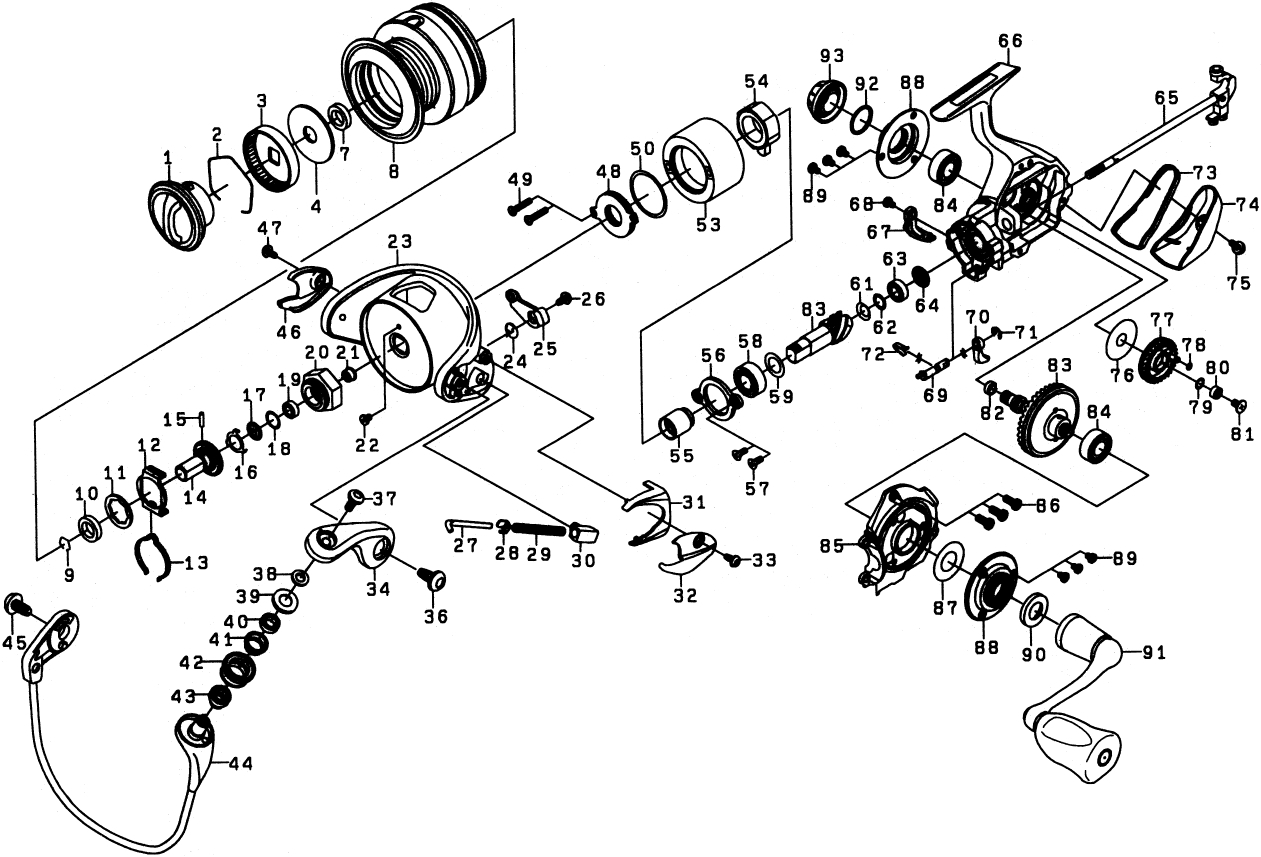 ダイワ純正お取り寄せパーツ：納期1ヶ月】10セルテート 2004 製品