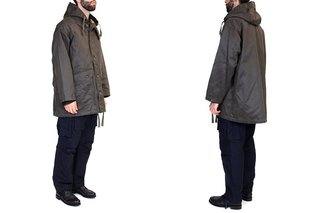 Strap Into The Engineered Garments Waxed Madison Parka