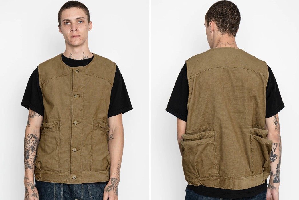 Sassafras Rendered its Unique Overgrown Hiking Vest in Sulfur-Dyed