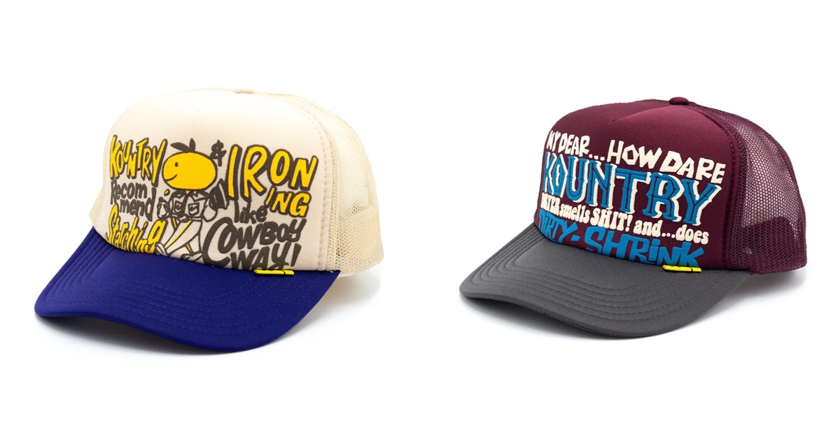 Blue in Green Stocked Up on 20 Lines of Kapital Trucker Hat