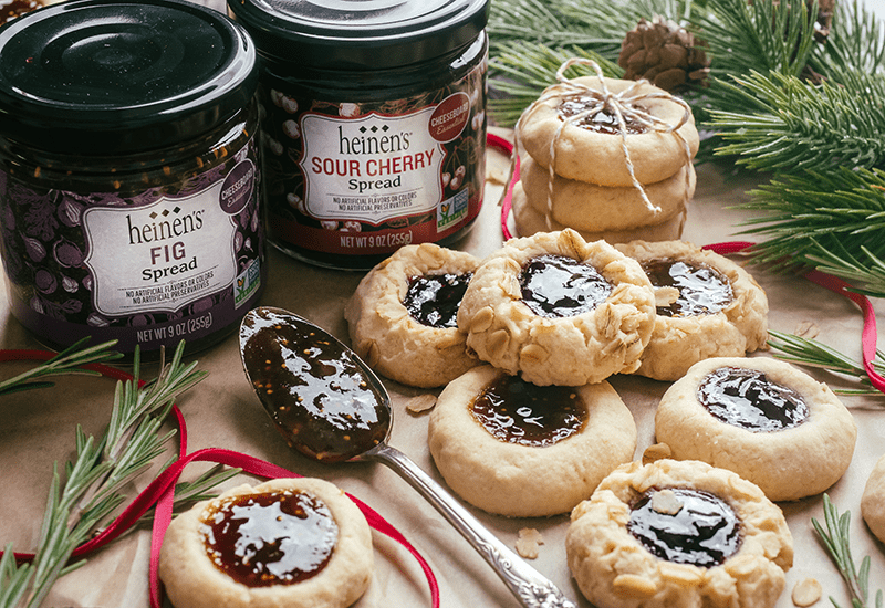 Fig and Sour Cherry Thumbprint Cookies | Heinen's Grocery Store