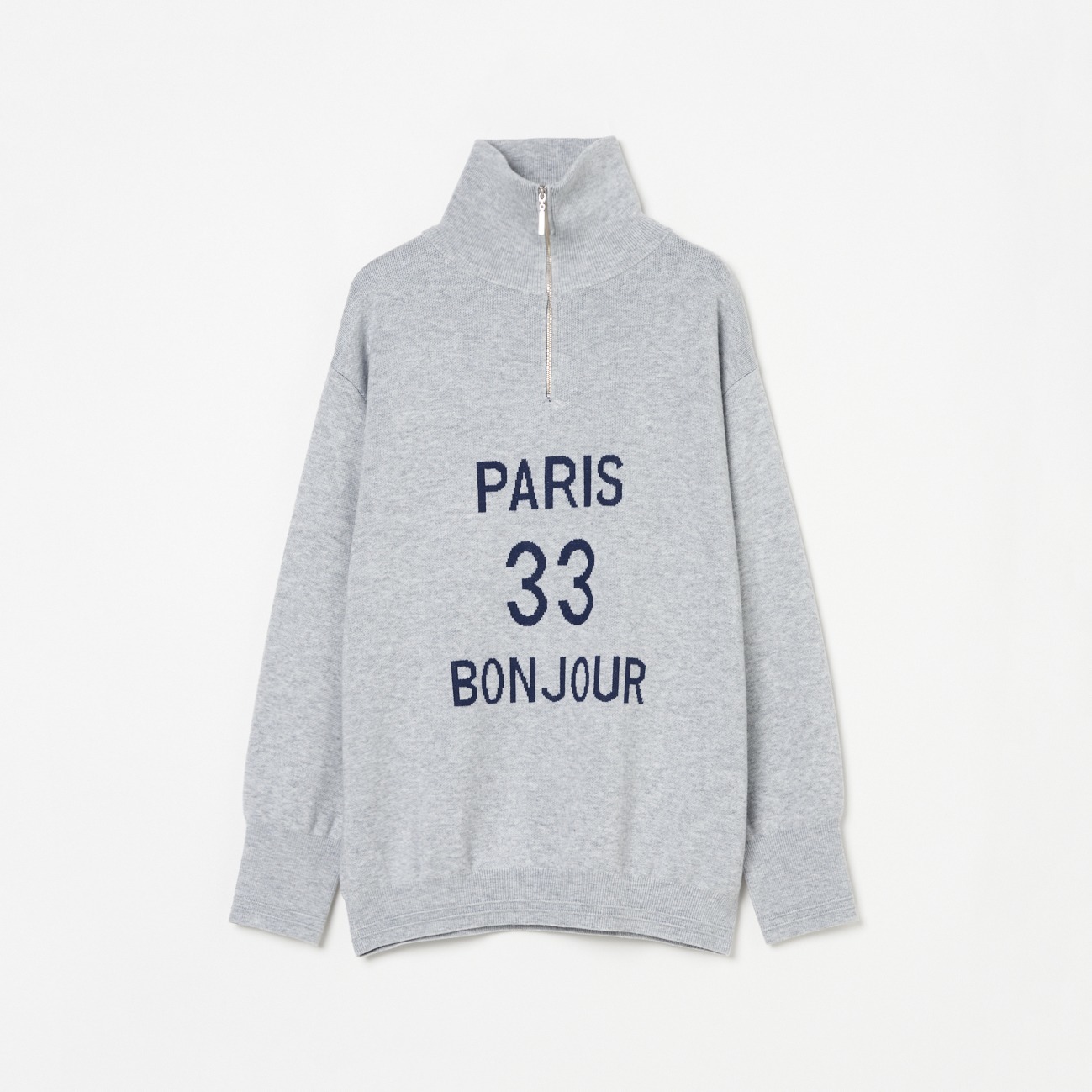 STAND COLLAR LOGO KNIT｜HELIOPOLE｜HÉLIOPÔLE（エリオポール）公式