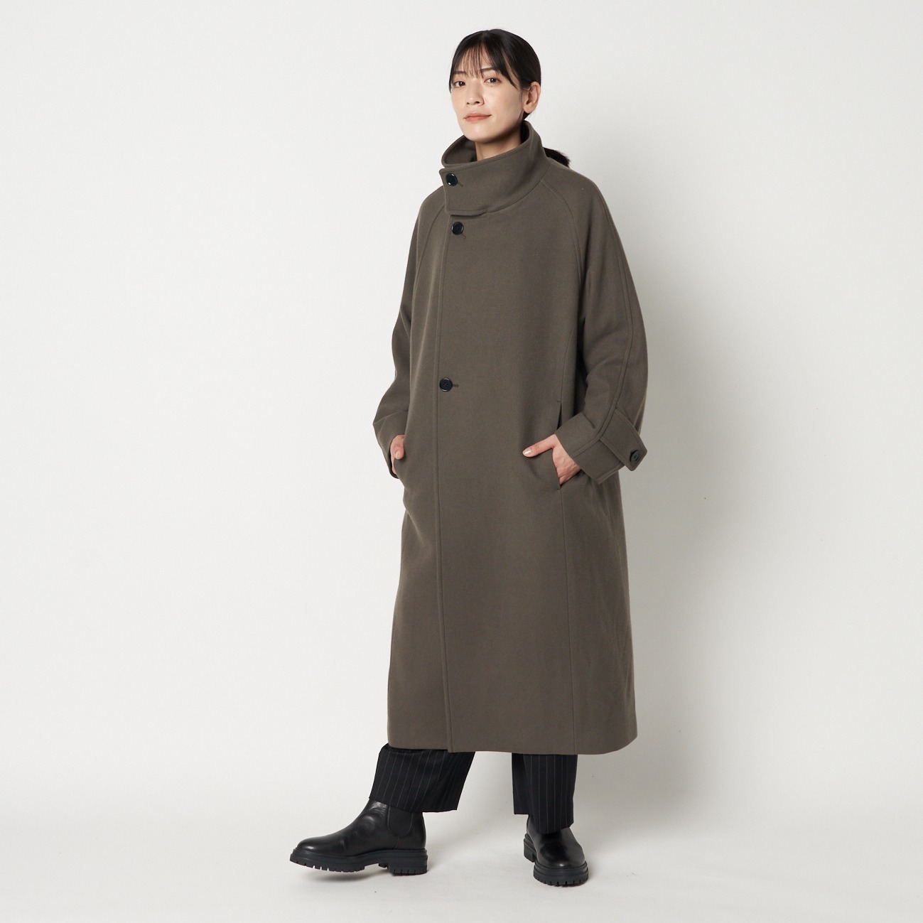 STAND COLLAR LONG COAT｜HELIOPOLE｜HÉLIOPÔLE（エリオポール）公式