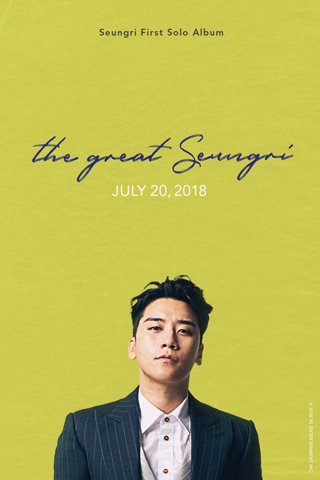 BIGBANG's Seungri To Join Summer Comebacks With His First Solo