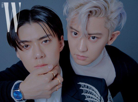 K-Photo Reel: EXO's Chanyeol And Sehun For W KOREA Magazine June