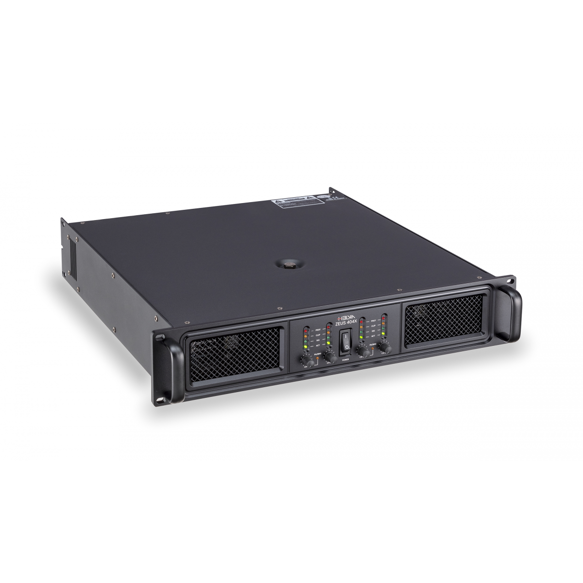 4-CH Low-Impedance 4x400W Power Amplifiers with Crossover - HELVIA