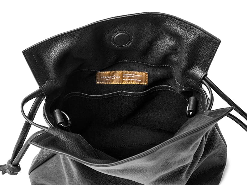 ソフトシュリンクレザー 巾着ショルダーバッグ | TC-DS | エルゴポック