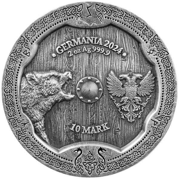 2024 Germania 2 oz HR Silver Valkyries - Solveig - Hero Bullion