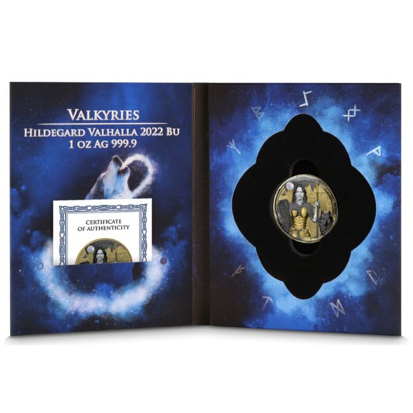 2022 Germania 1 oz Silver - Hildegard Valhalla - Hero Bullion