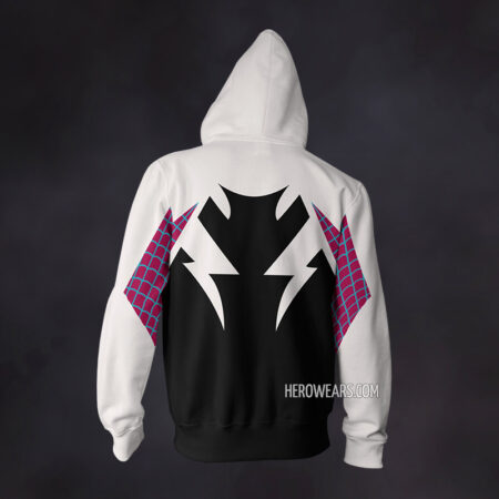 Gwen Stacy Verse Mk1 Zipper Hoodie - HeroWears.com