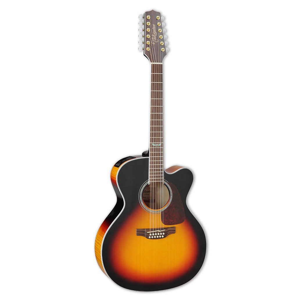 Takamine GJ72CE-12 12-String Acoustic-Electric Guitar Brown Sunburst