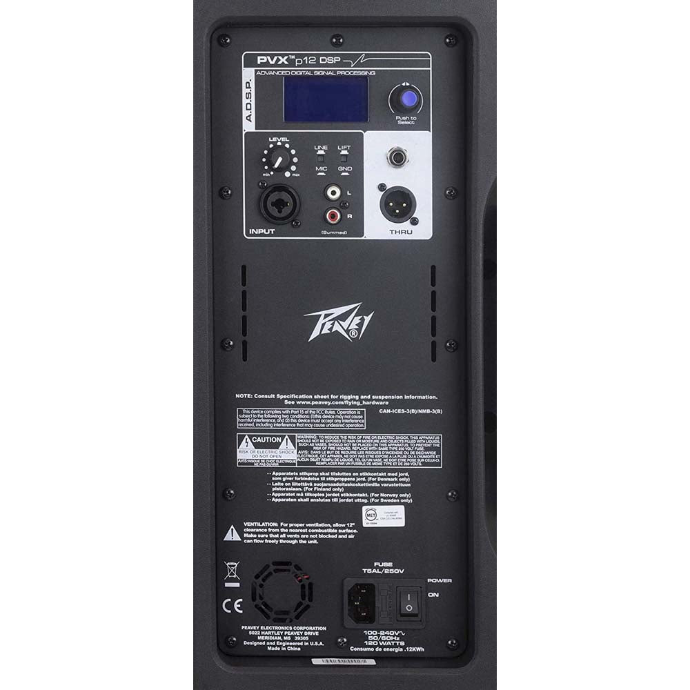 Peavey PVXp™ 12 DSP 830W 12 inch Powered Speaker