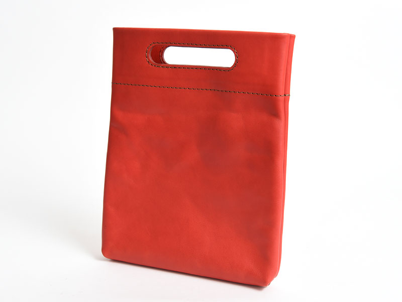 リュックを整理できる持ち手のついたA4・A5縦型バッグインバッグ / 革