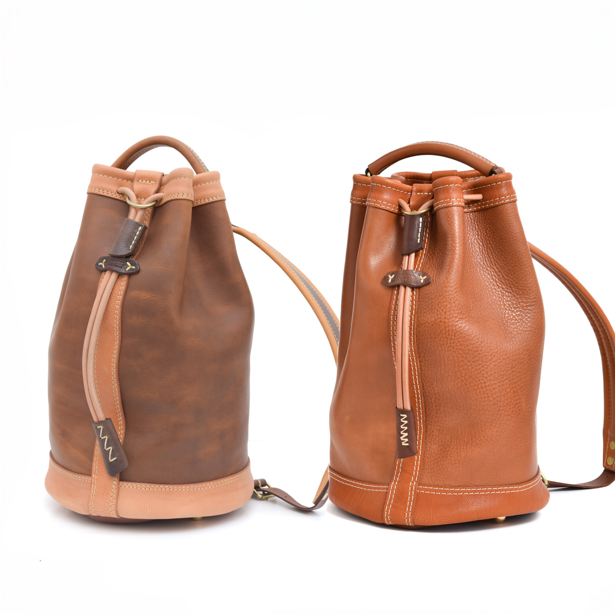 より丈夫にというテーマで作った豪快な総革ボンサック / 革鞄のHERZ