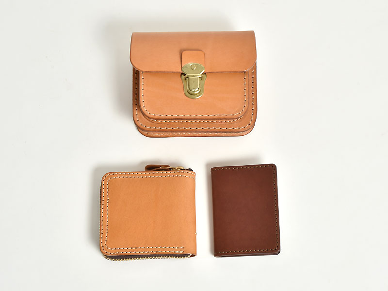 分厚い革でカッチリと作ったメンズ向けのベルトポーチ / 革鞄のHERZ