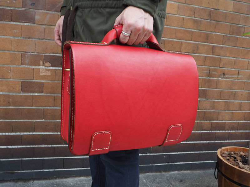 渋谷工房から特別仕様のカバンが届きました！！｜革鞄・革小物のHERZ