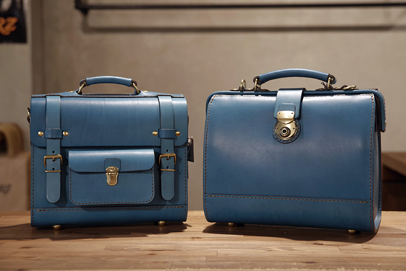 夏の限定革「セルリアンブルー」名古屋店ラインナップ｜革鞄・革小物の