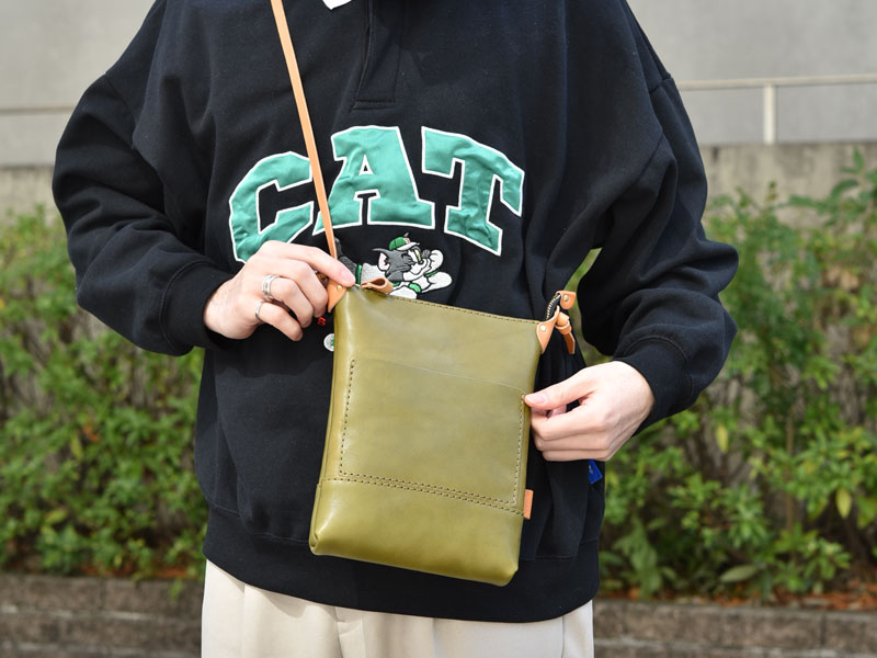 ショルダーポシェット(CP-37)商品ページを更新しました｜革鞄・革小物