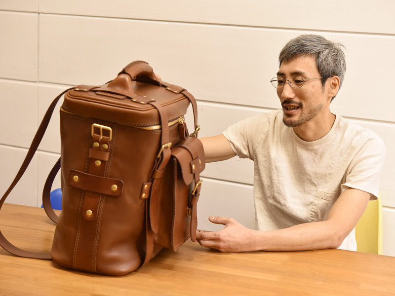 思い出の一品 Vol.1 野口×大型ギャジット3wayリュック(A-21)｜革鞄・革