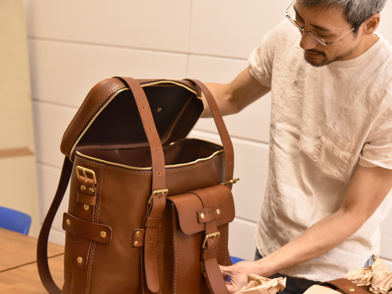 思い出の一品 Vol.1 野口×大型ギャジット3wayリュック(A-21)｜革鞄・革