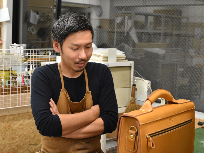 思い出の一品 vol.7 セイジ×学生鞄風・2wayビジネスバッグ(BC-16)｜革