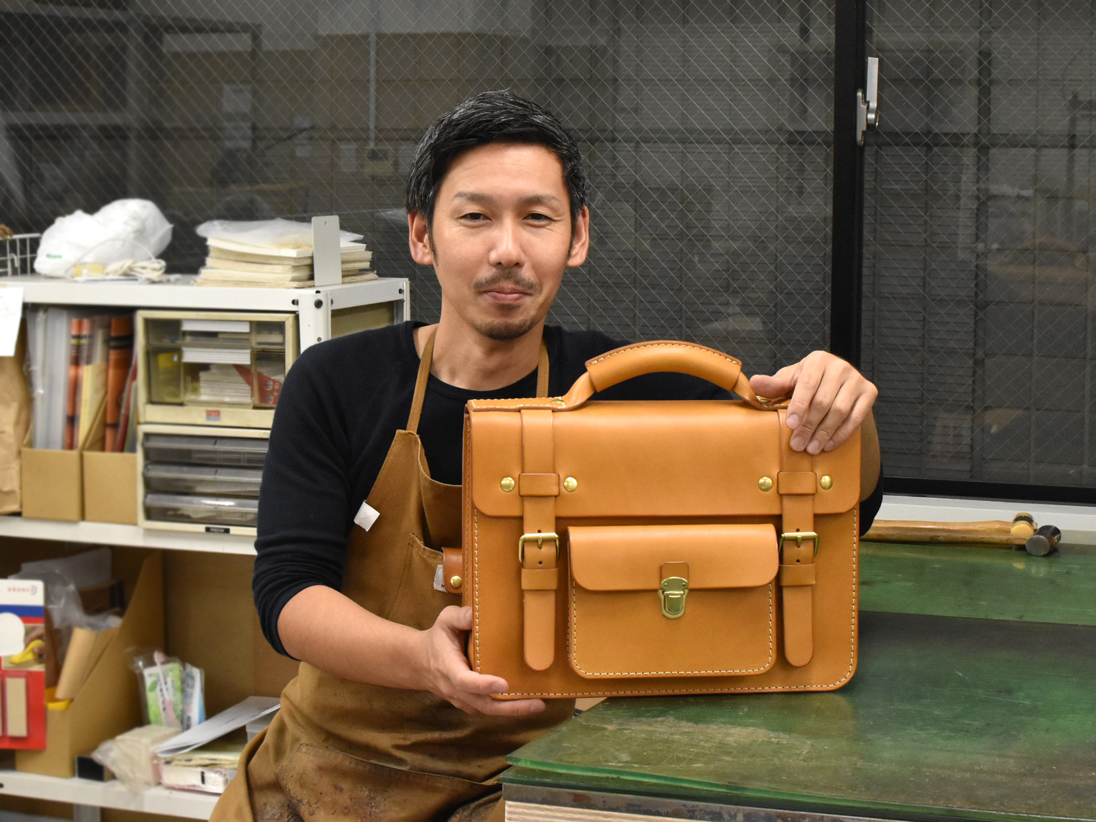 思い出の一品 vol.7 セイジ×学生鞄風・2wayビジネスバッグ(BC-16)｜革