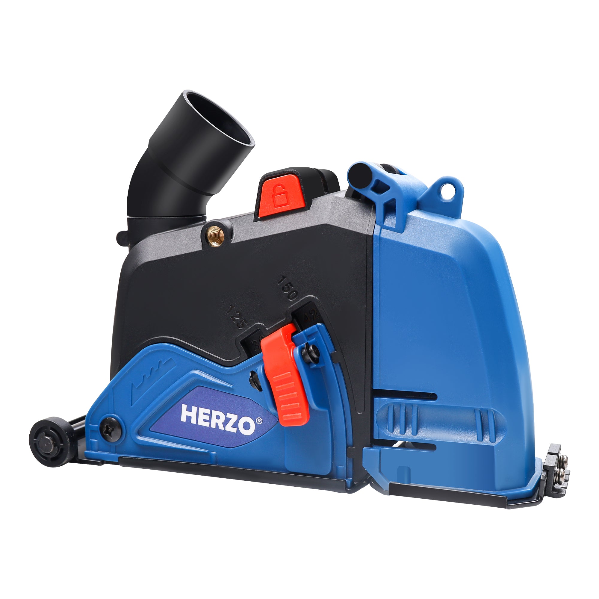HERZO HCD55X Twin‑Blade Dust Shroud 125mm | Ø55 Bayonet - HERZO® Tools