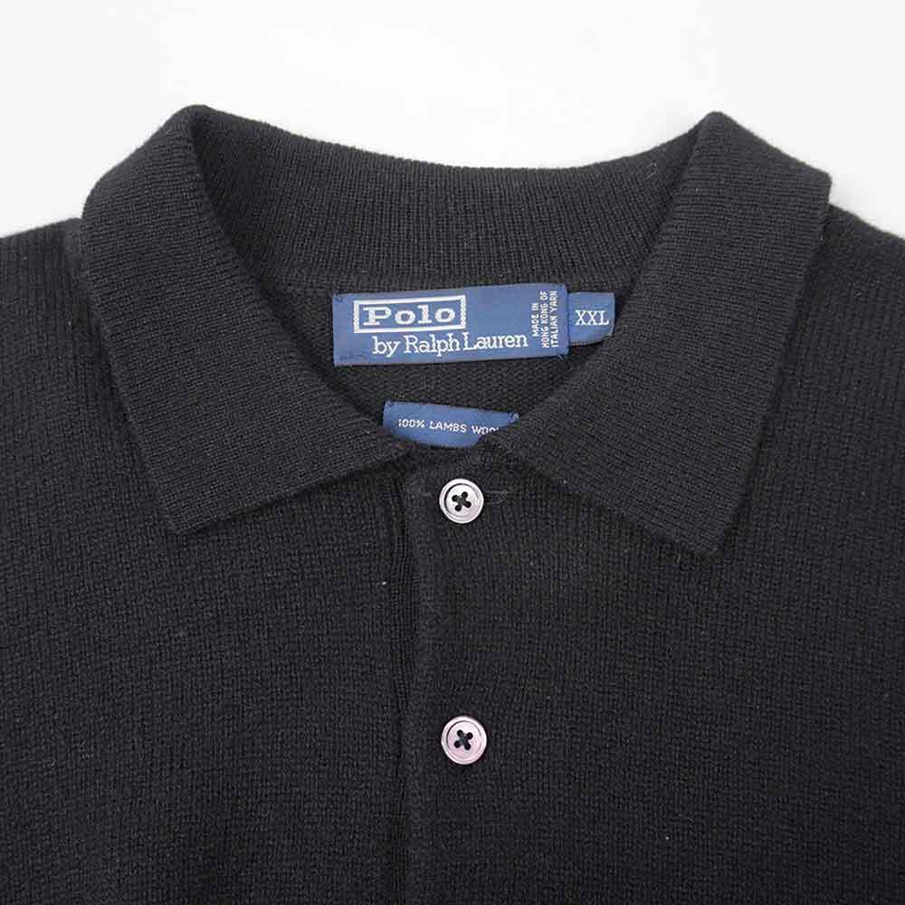 90's Polo Ralph Lauren ラムウール ニットポロ 