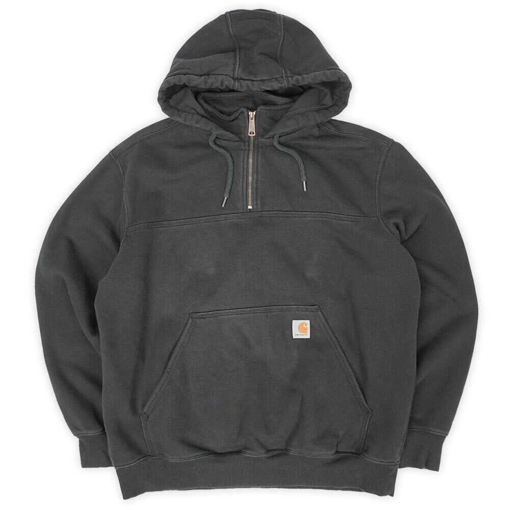 00's Carhartt ハーフジップ スウェットパーカー “FADE BLACK