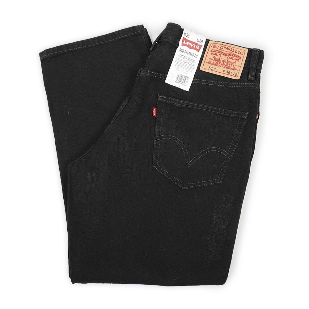 00's Levi's 550 ブラックデニムパンツ “DEADSTOCK / W36 L29