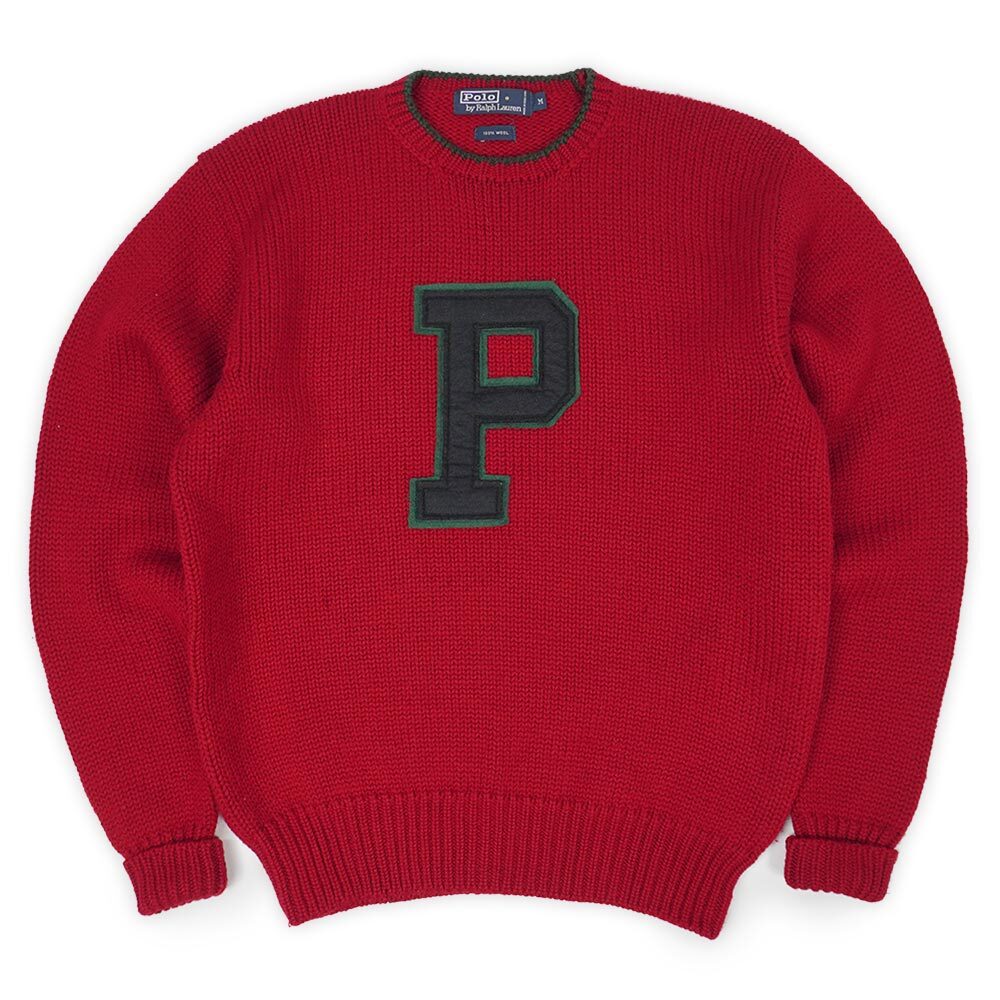 90's Polo Ralph Lauren ローゲージウールニット 